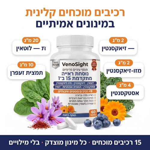 VenoSight רכיבים ומינונים